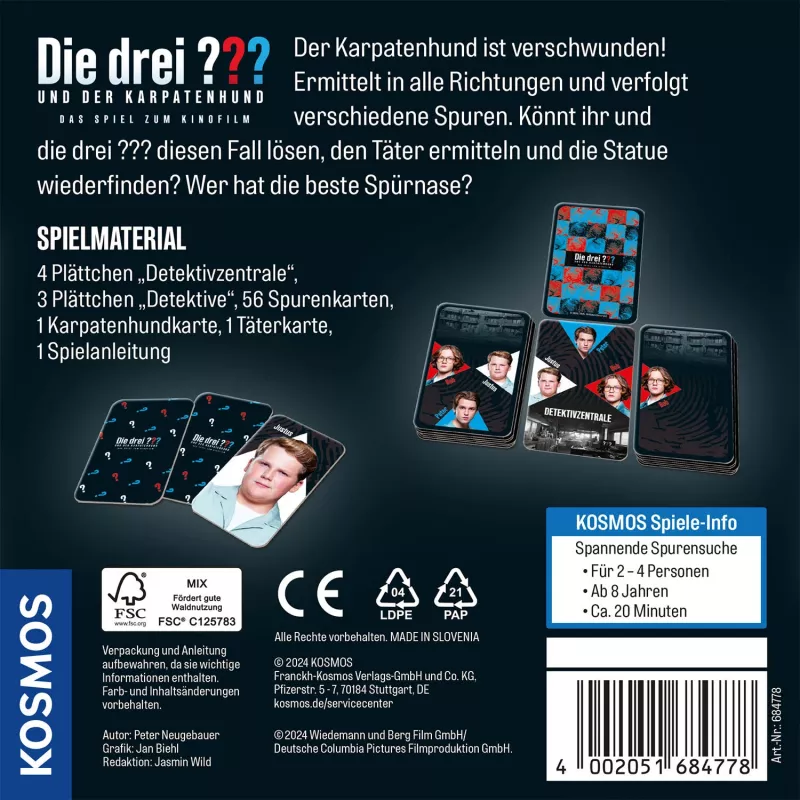 Kosmos 46234735 stolová/kartová hra 20 min. detektívna