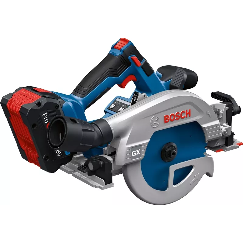 Akumulátorová ručná kotúčová píla Bosch GKS 18V-57-2 GX Professional 06016C1000, 18 V, kotúč 165 mm, otvor 20 mm, solo (bez akumulátora a nabíjačky), modrá/čierna