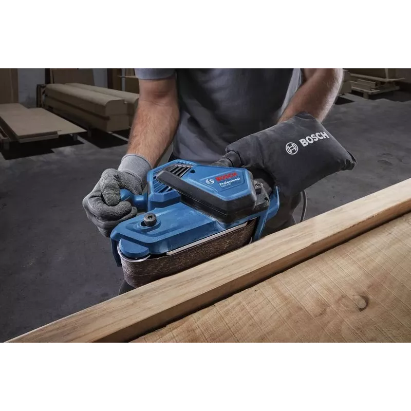 Bosch GBS 750 Professional pásová brúska čierna, modrá 850 W