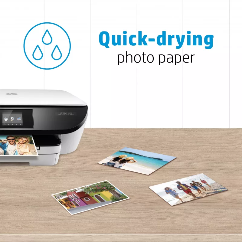 HP Everyday fotografický papier, lesklý, 200 g/m², 10 x 15 cm (101 x 152 mm), 100 listov