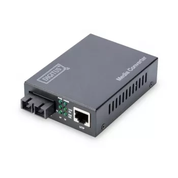 DIGITUS Professional gigabitový mediakonvertor, RJ45 / SC (DN-82121-1)