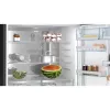 Bosch Serie 8 KGP86AXB0N voľne stojaca chladnička s mrazničkou, 621 l (419 l chladnička + 202 l mraznička), energetická trieda B, 186 cm, Home Connect, čierna nehrdzavejúca oceľ