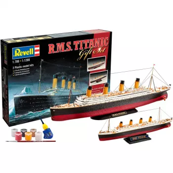 Model lode REVELL RMS Titanic 1:700 / 1:1200 – plastový modelársky set (MPN 05727)