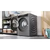 Bosch Serie 8 WNC254AS0 práčka so sušičkou voľne stojaca s predným plnením nerez