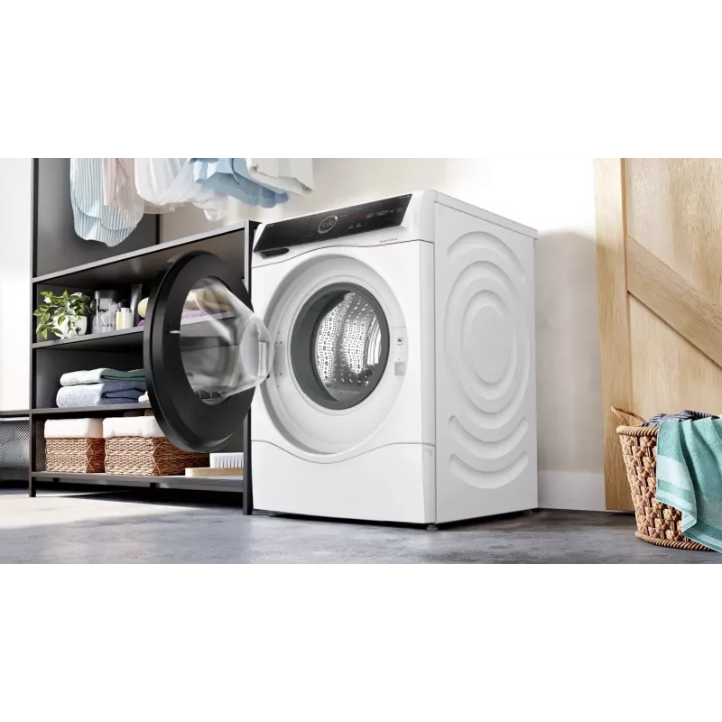 Bosch Serie 8 WNC254A40 práčka so sušičkou voľne stojaca s predným plnením biela
