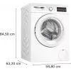 Bosch Serie 6 WUU28T22 práčka s predným plnením, 9 kg, 1351 ot./min, energetická trieda A, biela