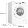 Bosch Serie 2 WGE02420 práčka s predným plnením 7 kg 1351 ot/min biela