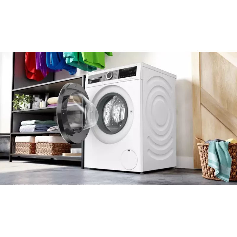Bosch Serie 6 WGG244F40 práčka s predným plnením, 9 kg, 1351 ot./min., i-DOS, biela/čierna