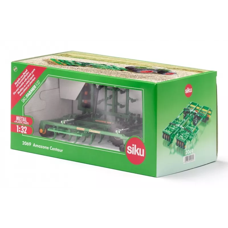 Siku 2069 model v mierke 1:32, poľnohospodárske zariadenie, čierna, zelená, oranžová
