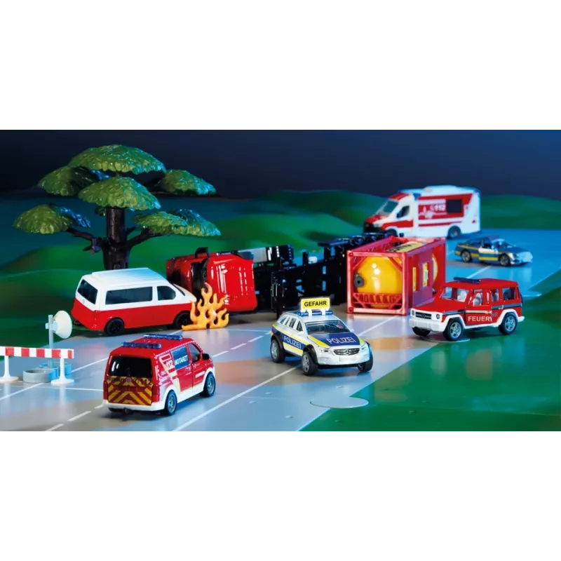 Siku Mercedes-Benz E-Klasse All Terrain 4X4 Polizei model policajného auta predmontovaný 1:50
