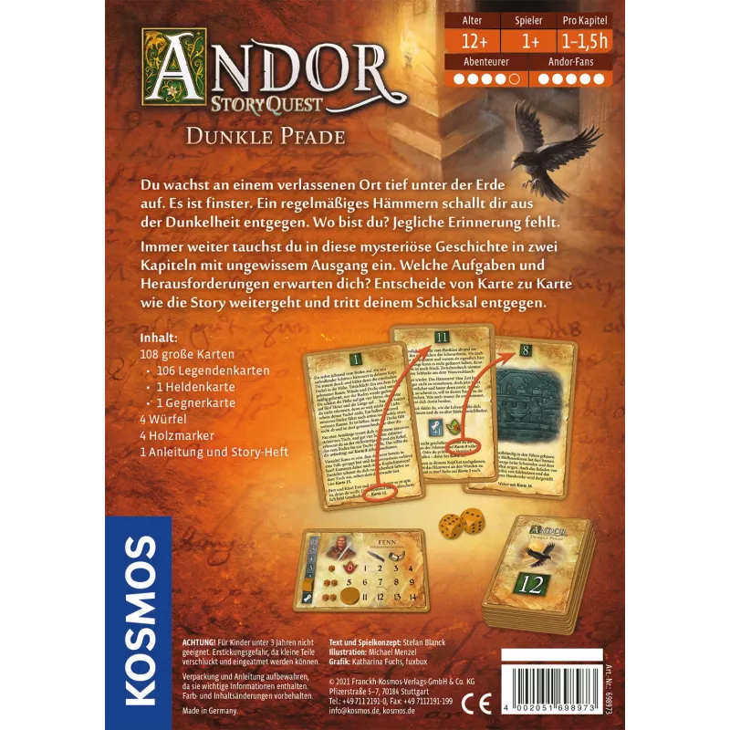 Kosmos Andor StoryQuest Spoločenská hra Rodinná