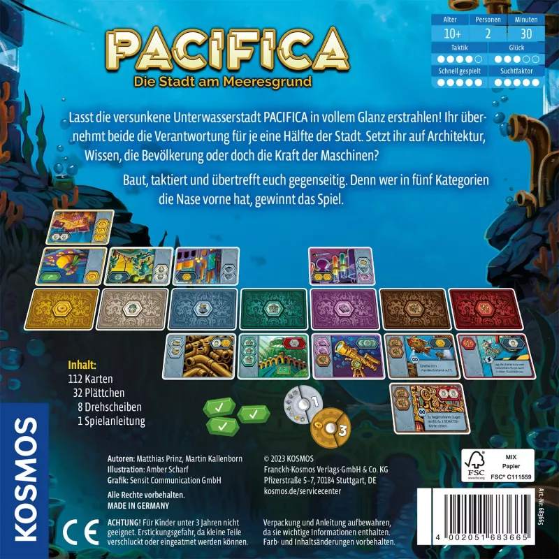 Kosmos Pacifica Spoločenská hra Cestovná/Dobrodružná
