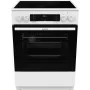Gorenje GEC6C40WD voľne stojaci sporák elektrická keramická varná doska čierna, biela