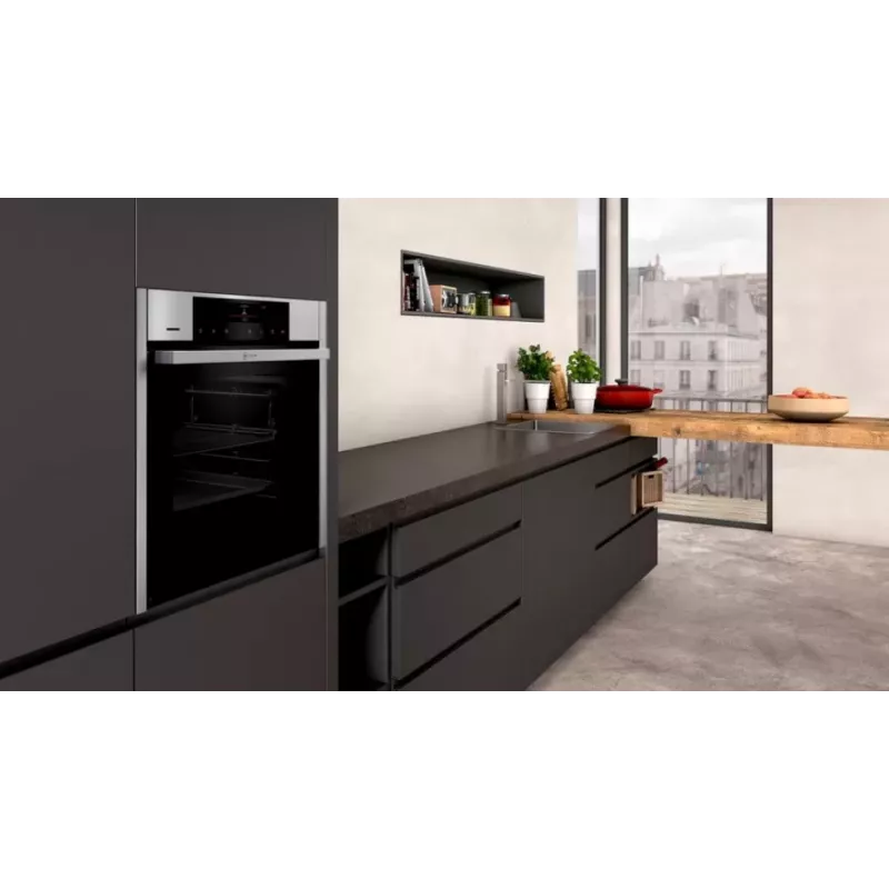 Neff N90 71 L čierna, ušľachtilá oceľ