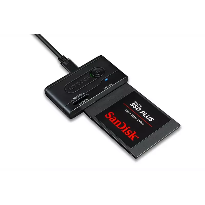 ICY BOX Ez-adapter - 2,5 palca & M.2 SATA disk/SSD na USB 3.2 Gen 1 adaptér