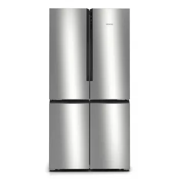 Siemens iQ300 KF96NVPEA side-by-side chladnička voľne stojaca 605 L strieborná