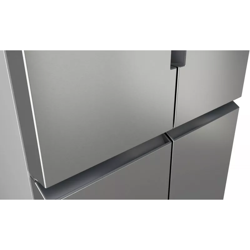 Siemens iQ300 KF96NVPEA chladnička s mrazničkou side-by-side French Door, 605 l (405 l + 200 l), strieborná