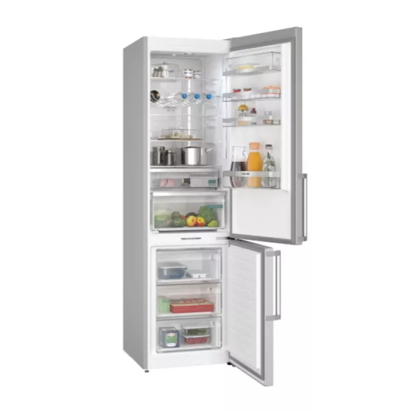 Siemens iQ500 KG39NAIBT chladnička s mrazničkou voľne stojaca 363 l nerez