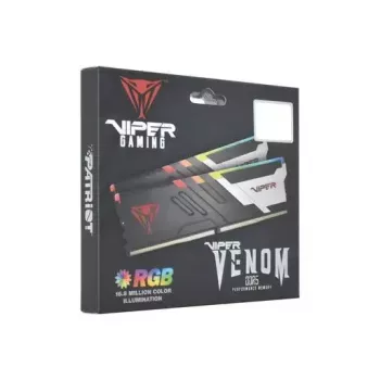 DIMM 64 GB DDR5-5600 (2x 32 GB) Dual-Kit, operačná pamäť čierna, PVVR564G560C40K, Viper Venom RGB, INTEL XMP