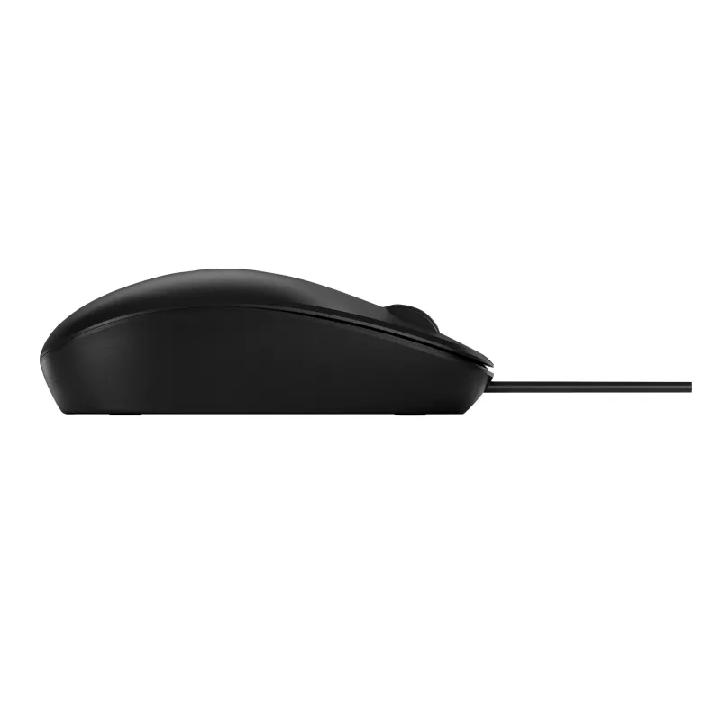HP 128 laserová káblová myš, obojručná, laser, USB Type-A, 1200 DPI, čierna