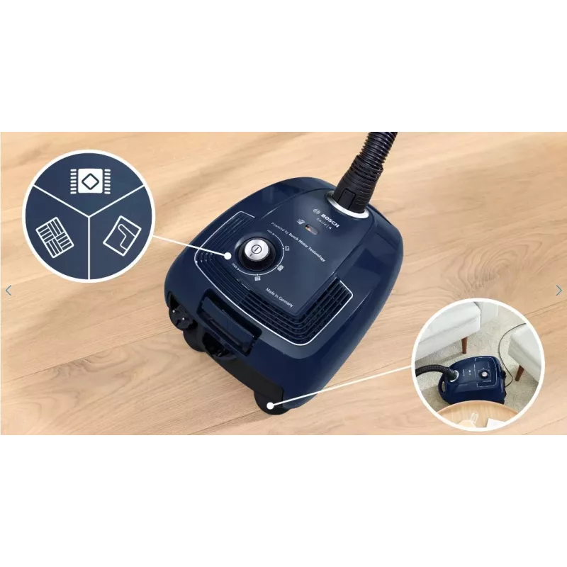 Bosch Serie 4 BGD38BU2 vysávač 4 l podlahový vysávač suchý 600 W vreckový
