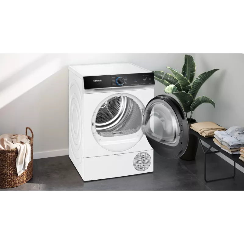 Siemens iQ700 WQ45B2B40 tepelné čerpadlo sušička voľne stojaca predným plnením 9 kg biela