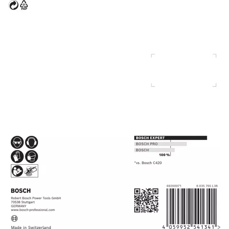Bosch 2 608 900 808 rotačný nástroj brúsne/brúsne príslušenstvo drevo brúsny list