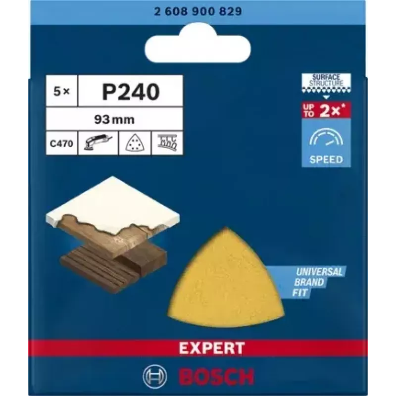 Bosch 2 608 900 829 rotačný nástroj brúsne/brúsne príslušenstvo drevo brúsny list