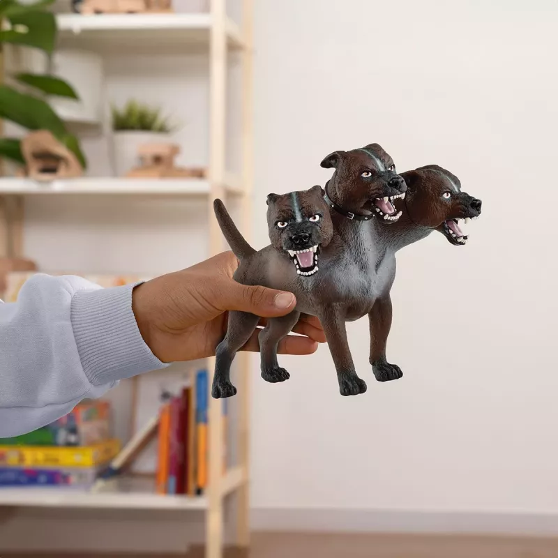 schleich Fluffy, 6 rokov, magické bytosti, čierna, hnedá, sivá, plast