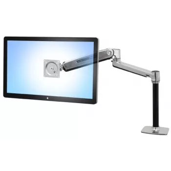 ERGOTRON Lx Hd držiak na stôl na sedenie a státie LCD rameno (leštený hliník)