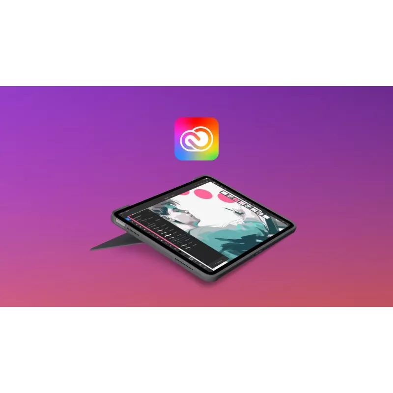LOGITECH Combo Touch pre iPad Air 11in 5th Gen Oxford sivá Qwertz nemecká