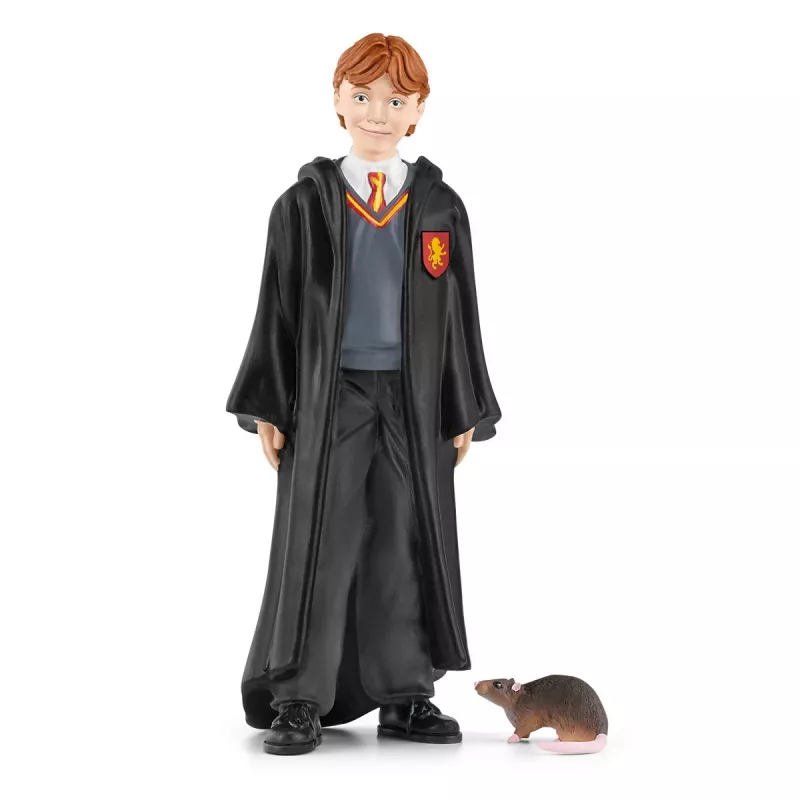 schleich Ron Weasley & Scabbers, 6 rokov, Harry Potter™, viacfarebná, plast