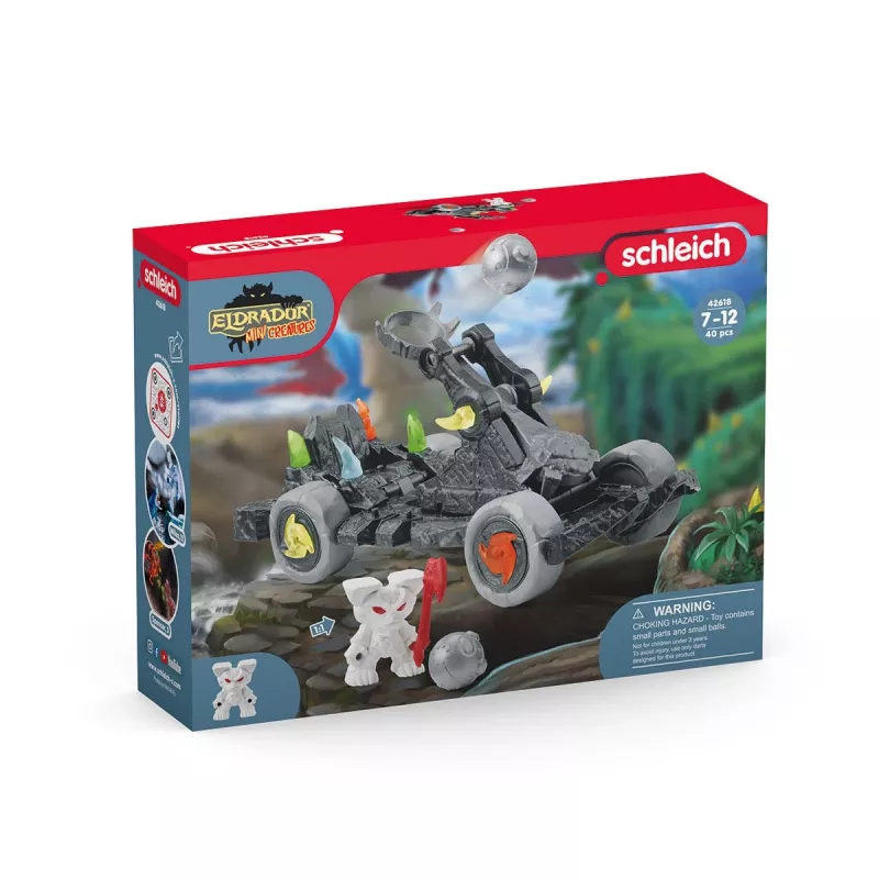 schleich ELDRADOR CREATURES katapult s mini-kreatúrou, monštrum a draci, robot / mini-kreatúry, 7 rokov, viacfarebná, plast