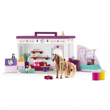 schleich HORSE CLUB Sofia’s Beauties Pet Salon, salón & spa, Pet Salon, 3 rok(y), viacfarebná, plast