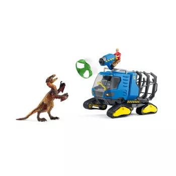 Vozidlo Schleich Dinosaurs pásové vozidlo viacfarebné 42604