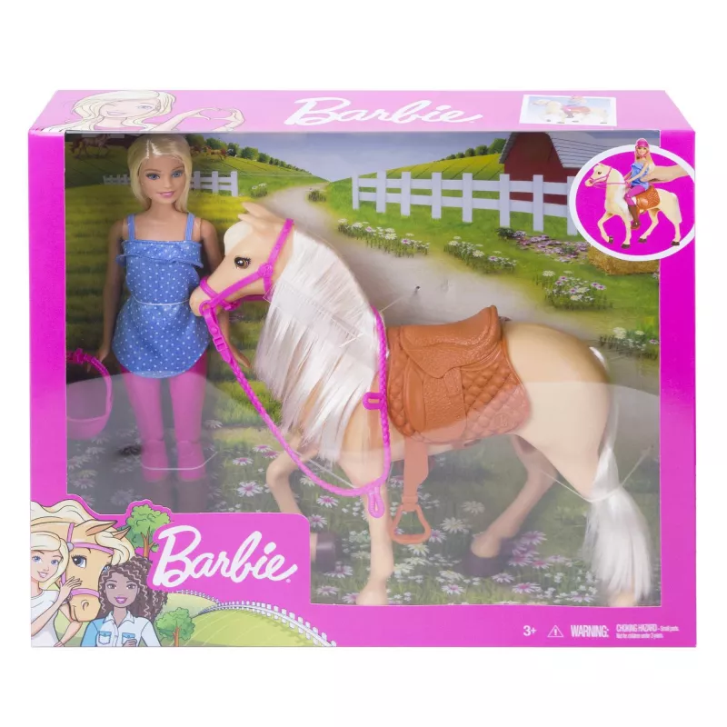 Barbie bábika a kôň, módna bábika, žena, 3 rok(y), dievča, 250 mm, 480 g