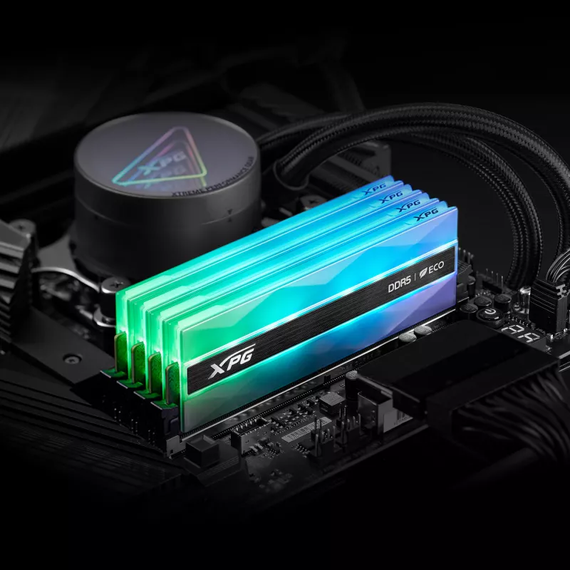 ADATA DIMM 16 GB DDR5-6400 (1x 16 GB) (strieborná - AX5U6400C3216G-CLANRSG - Lancer Neon RGB - INTEL XMP - AMD EXPO) - 16 GB - DDR5