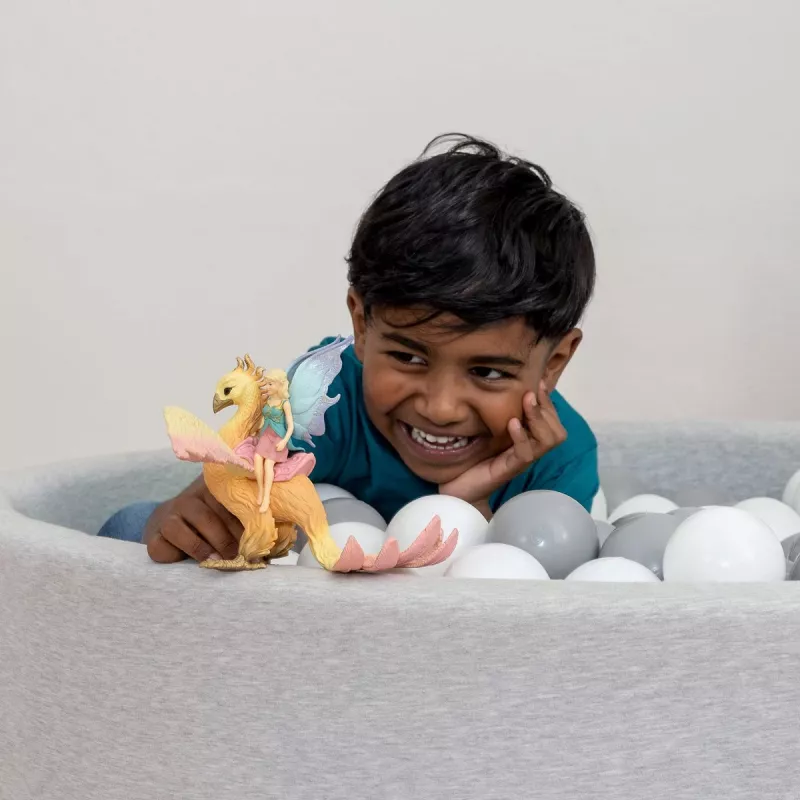schleich BAYALA Fénix, 5 rokov, jednorožec / Pegas, jednorožce a víly, žltá, plast