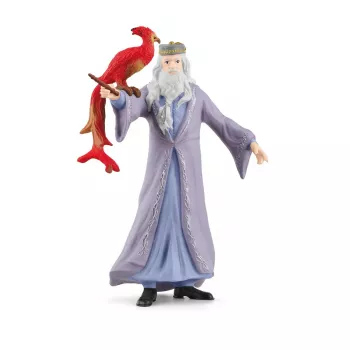 schleich Albus Dumbledore a Fawkes, 6 rokov, Harry Potter™, viacfarebná, plast