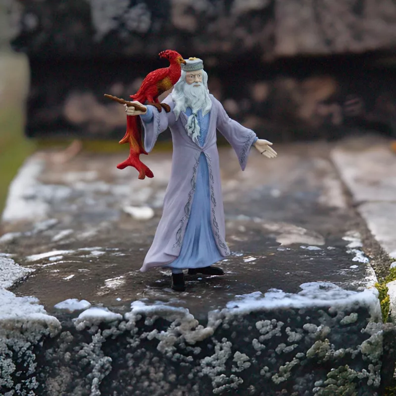 schleich Albus Dumbledore a Fawkes, 6 rokov, Harry Potter™, viacfarebná, plast