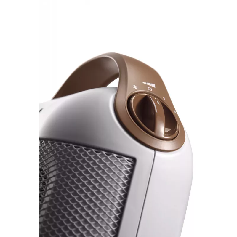 De’Longhi Capsule HFX30C18.IW interiérové hnedé, biele 1800 W ventilátorové elektrické kúrenie