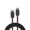 DisplayPort kábel Lindy 2m DisplayPort 1.2 kábel Black Line