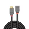 Lindy 1m DisplayPort 1.4 predlžovací kábel, Anthra Line, 1 m, DisplayPort, DisplayPort, konektor samec, konektor samica, 7680 x 4320 pixelov