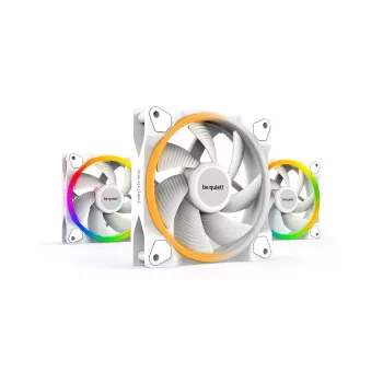 be quiet Light Wings White | 120mm PWM Triple Pack ventilátor do počítačovej skrine 12 cm 3 kusy