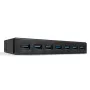 Lindy 7 port USB 3.0 hub, USB 3.2 Gen 1 (3.1 Gen 1) Type-A, USB 3.2 Gen 1 (3.1 Gen 1) Type-A, USB 3.2 Gen 1 (3.1 Gen 1), 5000 Mbit/s, čierny, plast