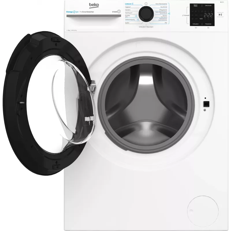 Beko b300 BM3WFU3941X práčka s predným plnením 9 kg 1351 ot/min biela