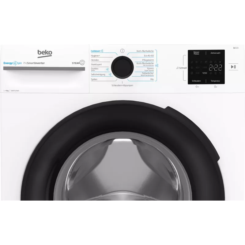 Beko b300 BM3WFU3941X práčka s predným plnením 9 kg 1351 ot/min biela