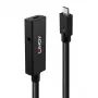Lindy 5m USB 3.2 Gen 2 C/C aktívne predĺženie, 5 m, USB C, USB C, USB 3.2 Gen 2 (3.1 Gen 2), 10 Gbit/s, čierna