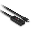 Lindy 5m USB 3.2 Gen 2 C/C aktívne predĺženie, 5 m, USB C, USB C, USB 3.2 Gen 2 (3.1 Gen 2), 10 Gbit/s, čierna