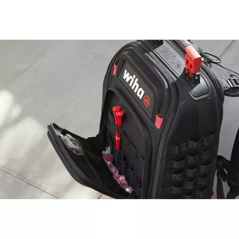 Taška na náradie Wiha 45529 čierna červená 385 mm x 260 mm x 530 mm